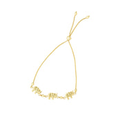 14K Gold Elephant Friendship Bracelet