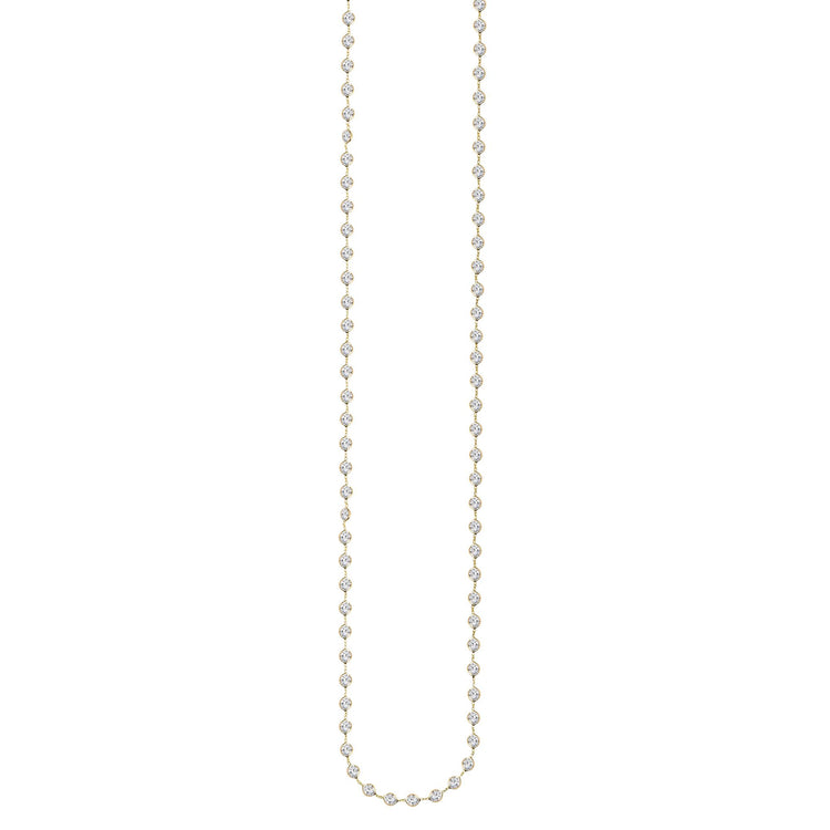 14K Gold CZ by the Yard Necklace