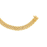 14K Gold 6.5mm Panther Necklace