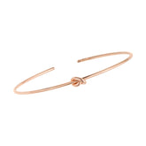 14K Amore Love Knot Bangle