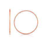 14K Gold Endless Hoop Earring