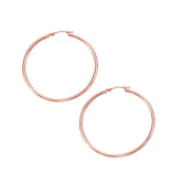 14K Gold 2mm Hoop Earring
