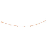 14K Gold .15ct Diamonds by the Yard Bracelet