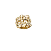 14K Gold Bubble Ring