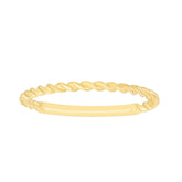 14K Gold Twisted Ring