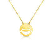 14K Gold LOL Roymoji Necklace