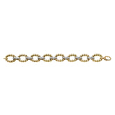 14K Gold The Jackie Oval Twisted Link Bracelet