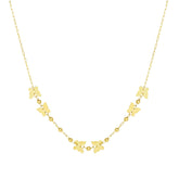 14K Gold Butterfly Necklace