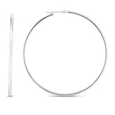 14K Gold 2mm Hoop Earring