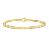 14K Gold Thin Weaved Bangle