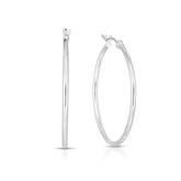 14K Gold 1.5mm Hoop Earring