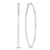 14K Gold 1.5mm Hoop Earring