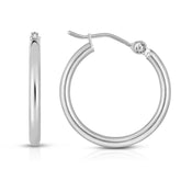 14K Gold 2mm Hoop Earring
