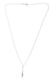 14K Gold Polished Tear Drop Necklace