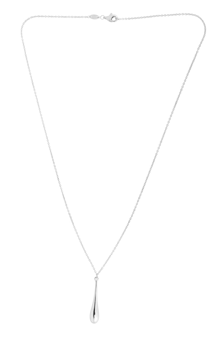 14K Gold Polished Tear Drop Necklace