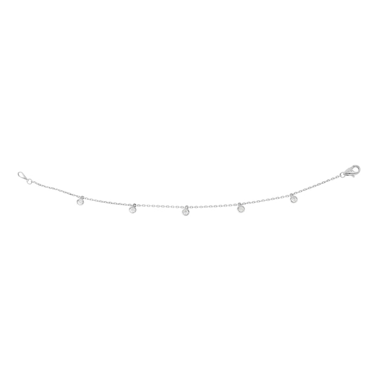 14K Gold .25ct Diamonds by the Yard Bracelet