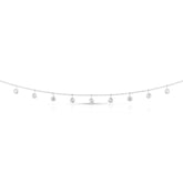 14K Gold .50ct Dangling Diamonds Necklace