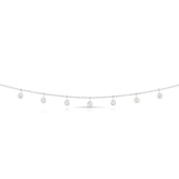 14K Gold .25ct Dangling Diamonds Necklace