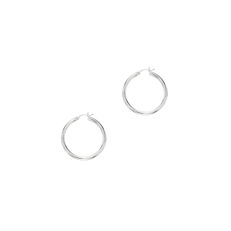 14K Gold 3mm Hoop Earring