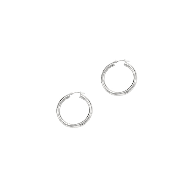 14K Gold 4mm Hoop Earring