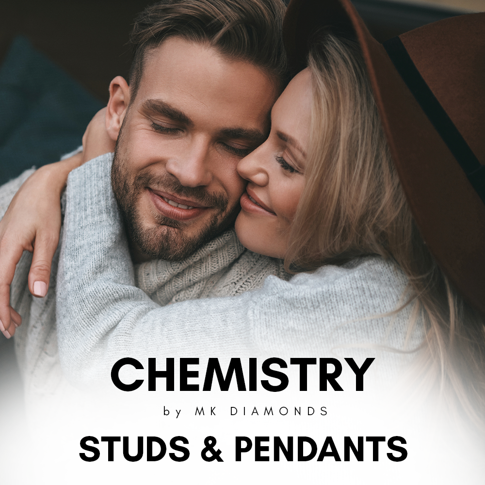 Chemistry Studs & Pendants Lab Grown