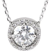 Halo-Style Necklace or Pendant 