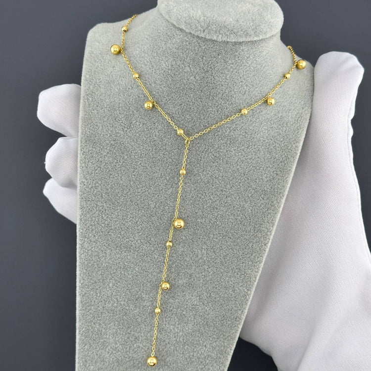 18K gold plated Stainless steel necklace, Intensity