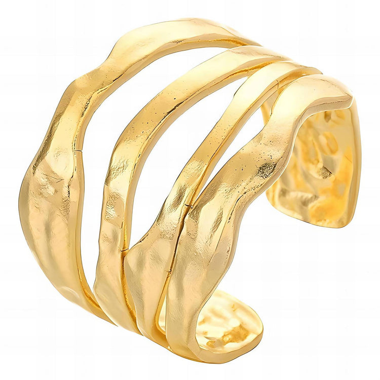 18K gold plated Stainless steel finger ring, Intensity