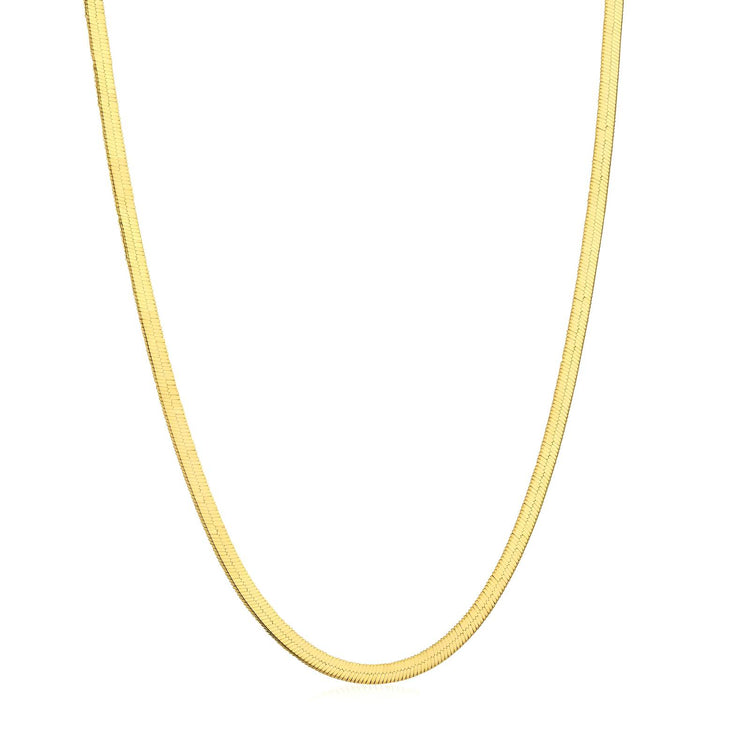 18K gold plated Stainless steel necklace, Intensity