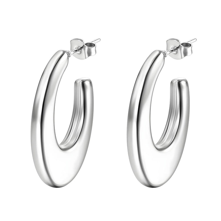 Stainless steel earrings, Intensity