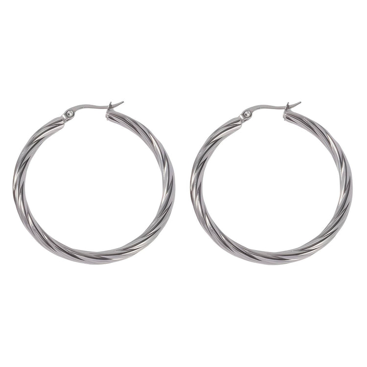 Stainless steel earrings, Intensity