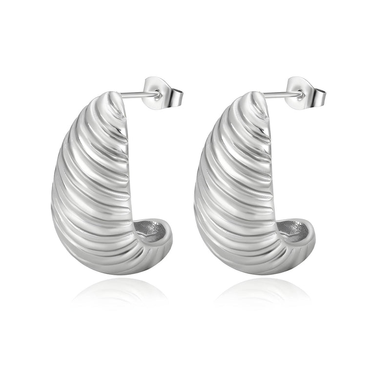 Stainless steel earrings, Intensity