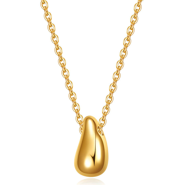 18K gold plated Stainless steel necklace, Intensity