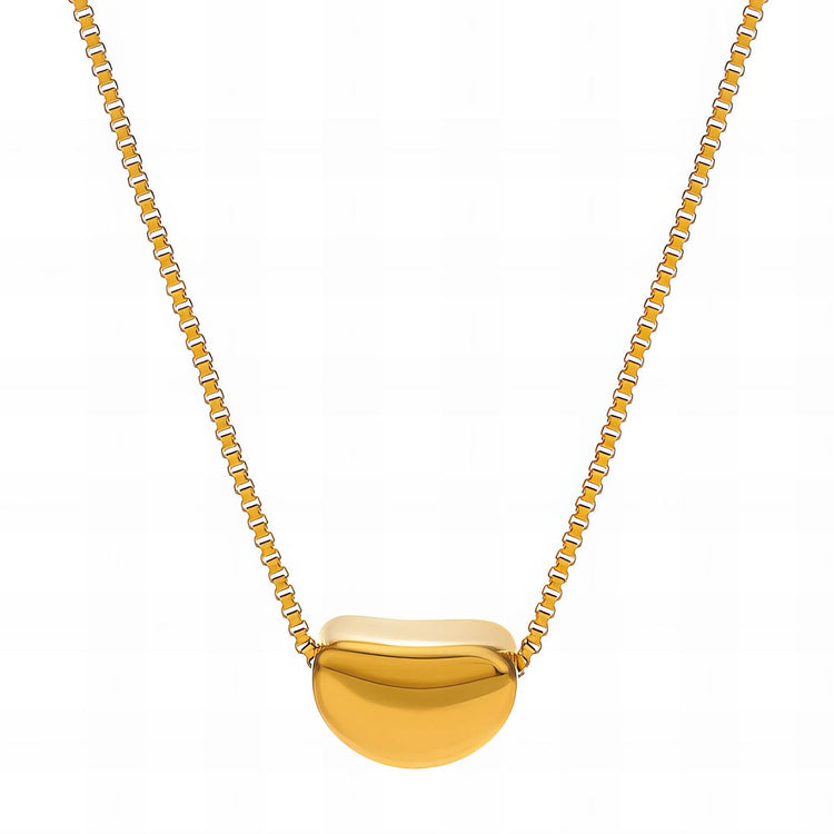 18K gold plated Stainless steel necklace, Intensity