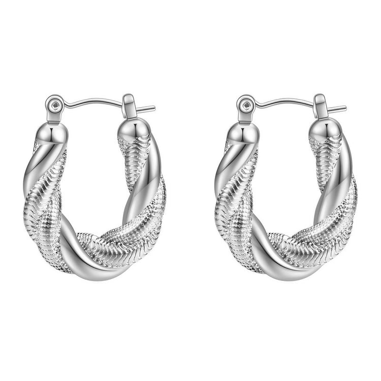 Stainless steel earrings, Intensity