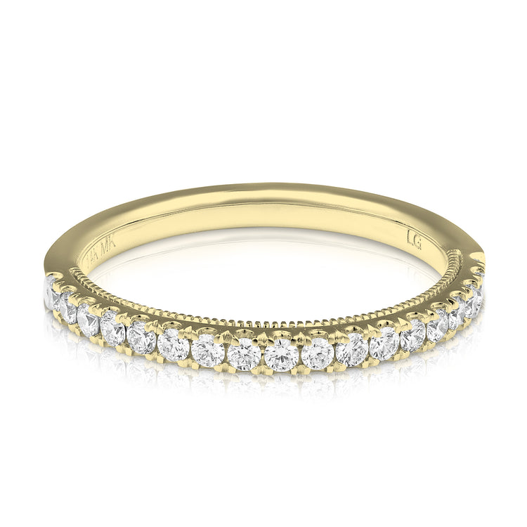 3/4 Ct Lab Grown Diamond Wedding Band