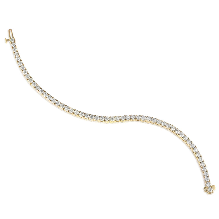 14 Ct Lab Grown Tennis Bracelet