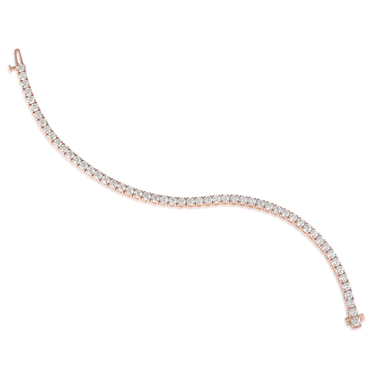 12 Ct Lab Grown Tennis Bracelet