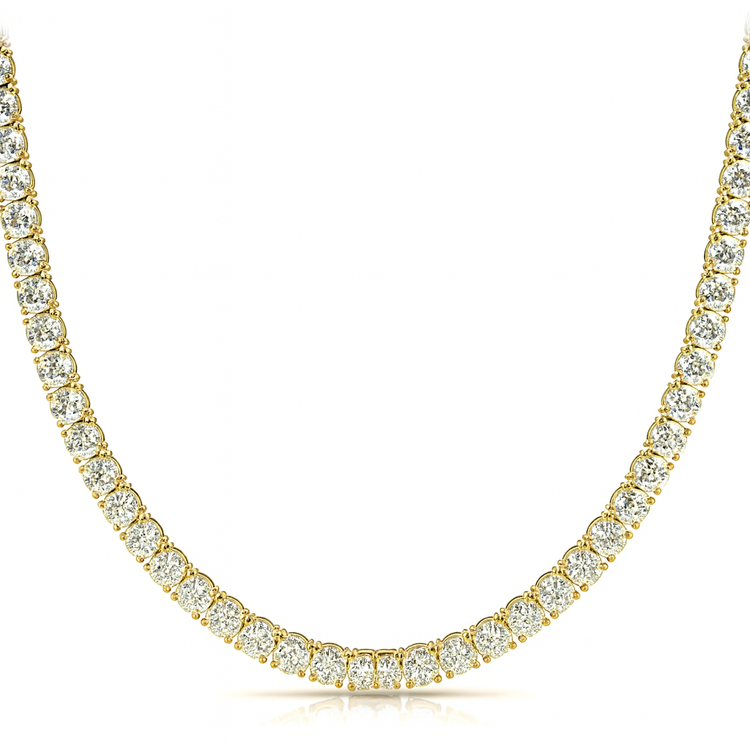 14k Lab Grown Diamond Tennis Necklace