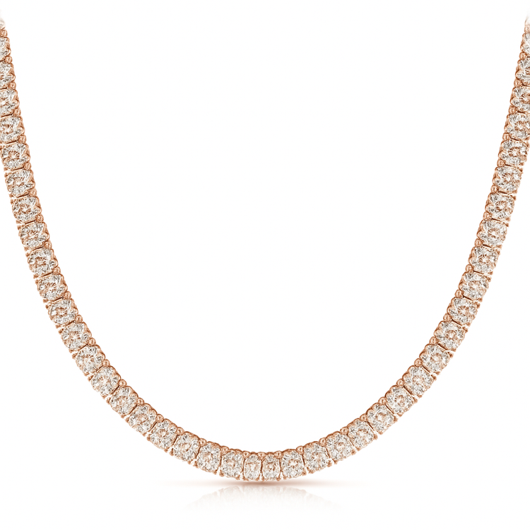 14k Lab Grown Diamond Tennis Necklace
