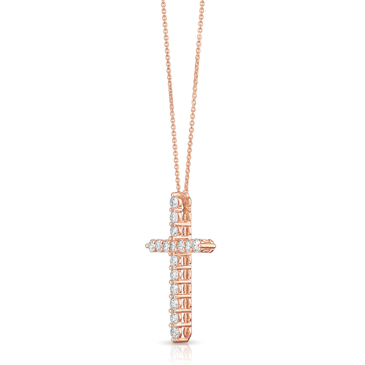 1/2 Ctw Diamond Cross Pendant