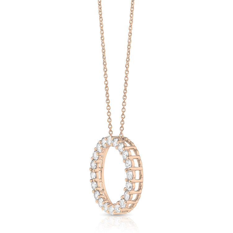 1/2 Ctw Diamond Circle Pendant