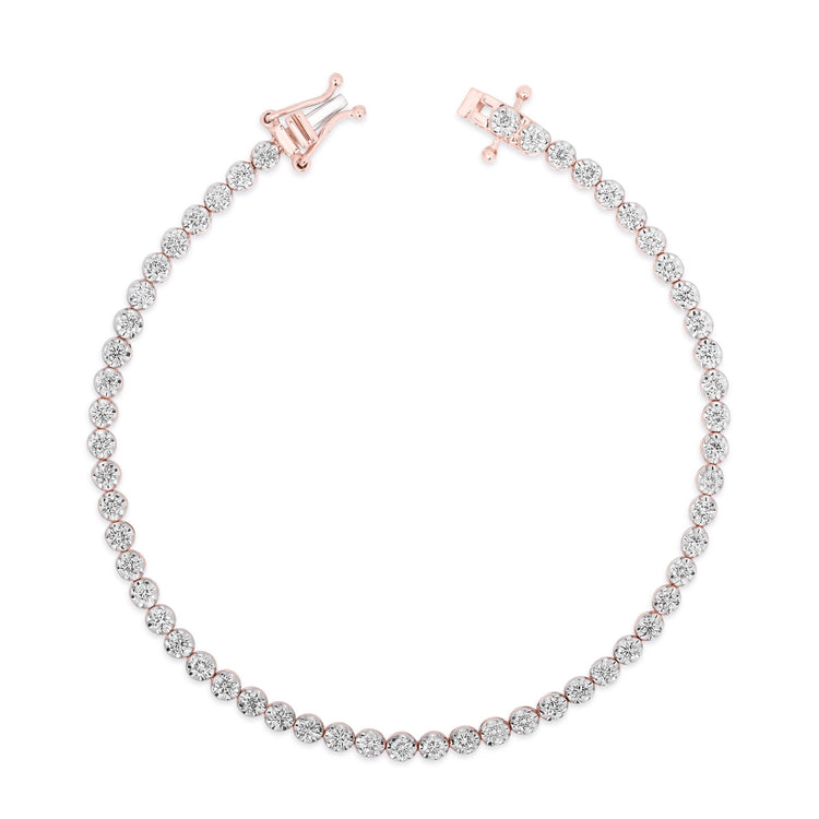 2 Ctw Buttercup Diamond Tennis Bracelet