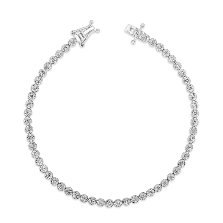 2 Ctw Buttercup Diamond Tennis Bracelet