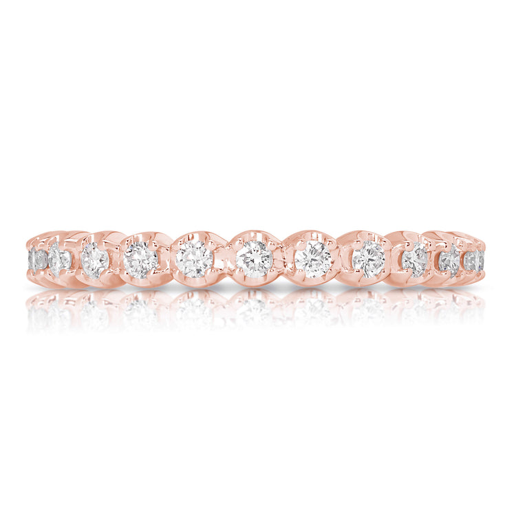 1/2 Ctw Buttercup Diamond Eternity Band