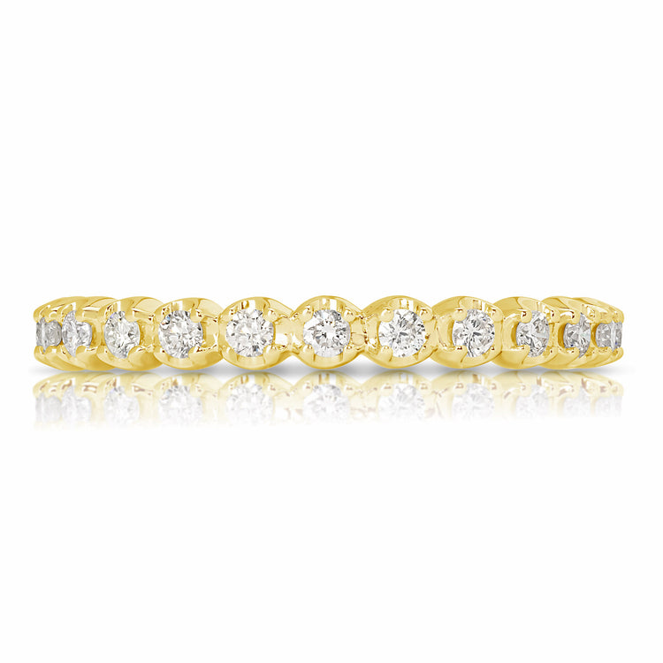 1/2 Ctw Buttercup Diamond Eternity Band