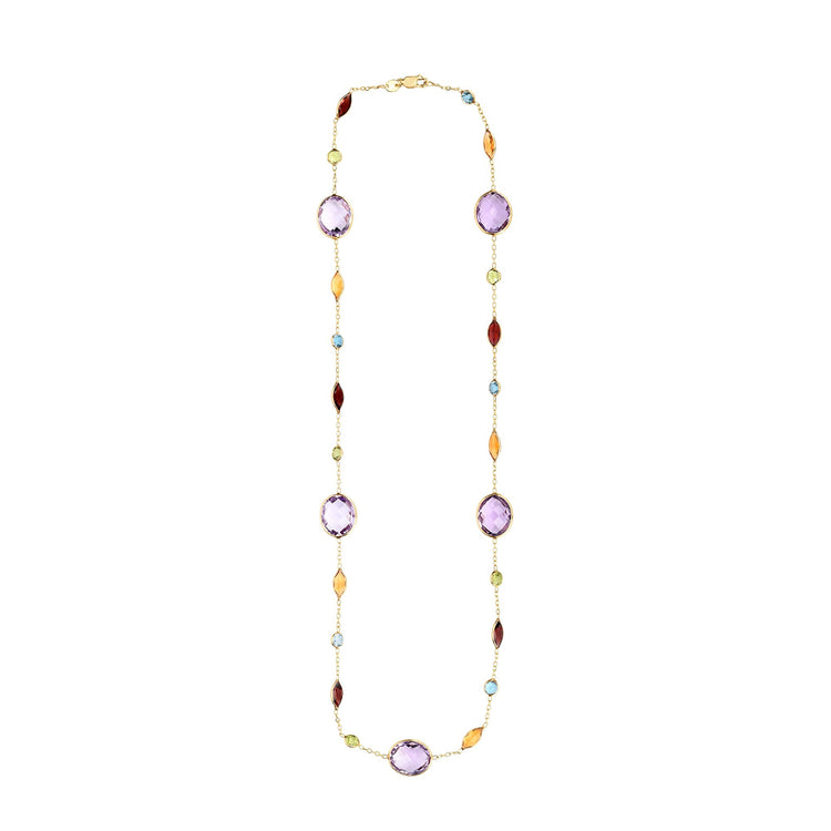14K Gold Semi-Precious Necklace