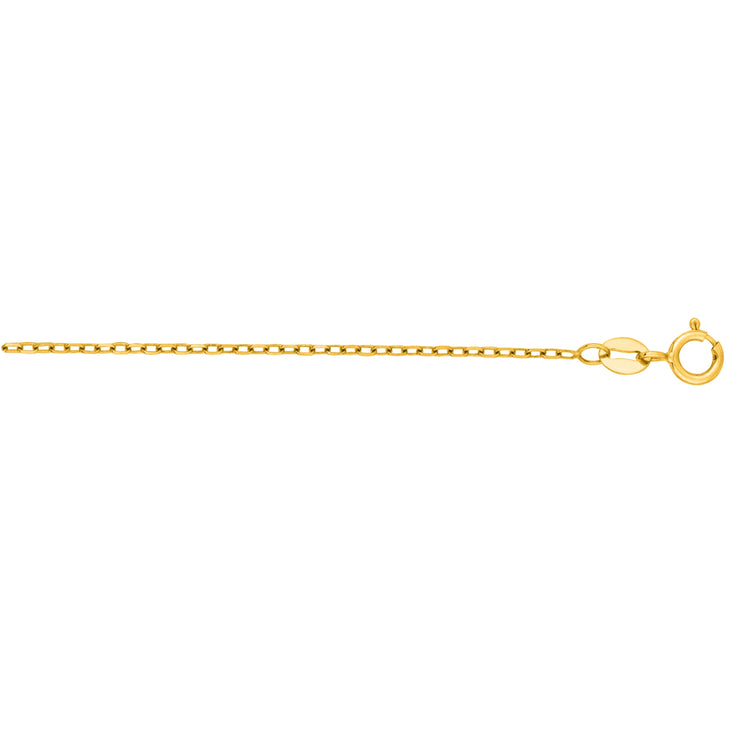 14K Gold 1.2mm Open Cable Chain