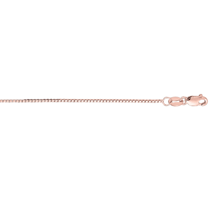 14K Gold 1.25mm Round Cable Chain