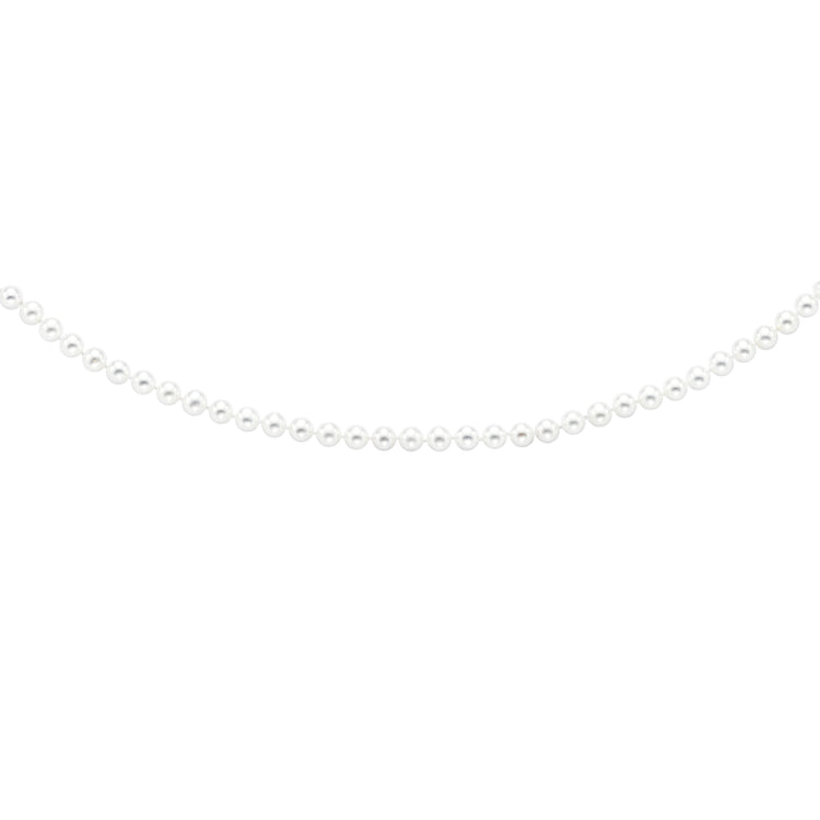 14K Gold 6.0-6.5MM Pearl Strand Necklace